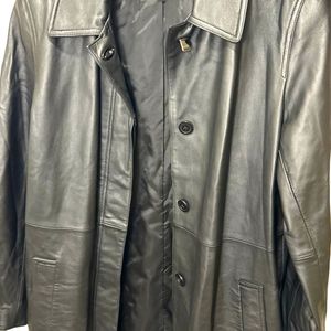 ALFANI AUTERWEAR BLACK LEATHER